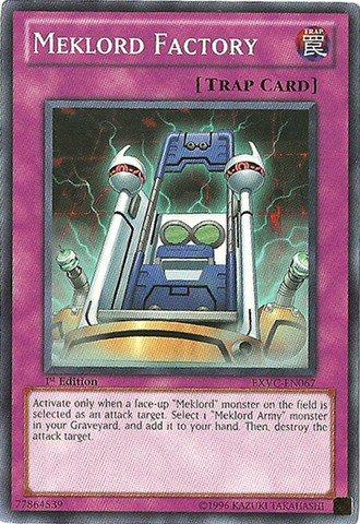 Amazon.com: Yu-Gi-Oh! - Meklord Factory (EXVC-EN067) - Extreme